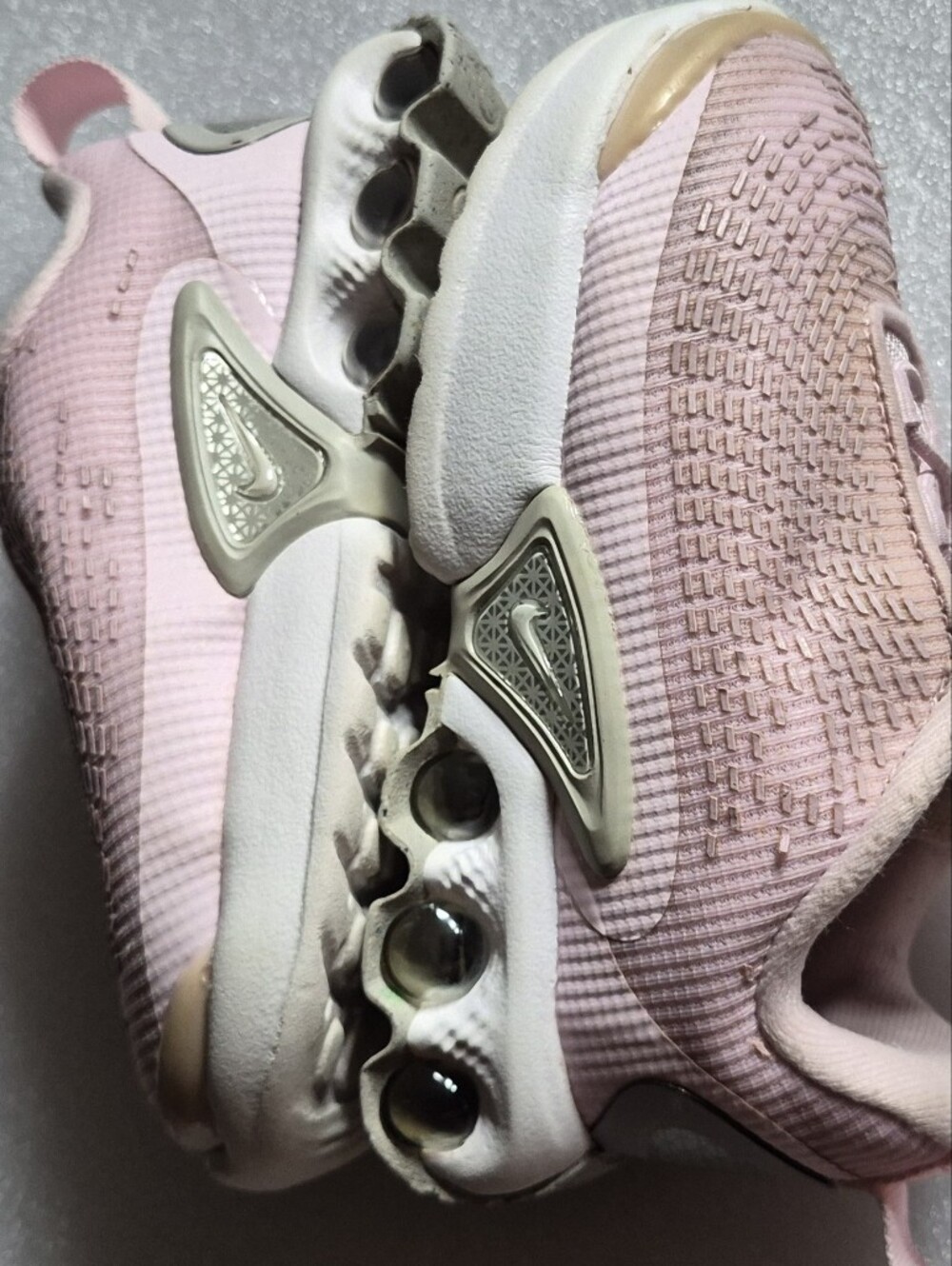 Nike Girls' Pink Slip-On Air Max Knit Sneakers - Picture 11 of 11